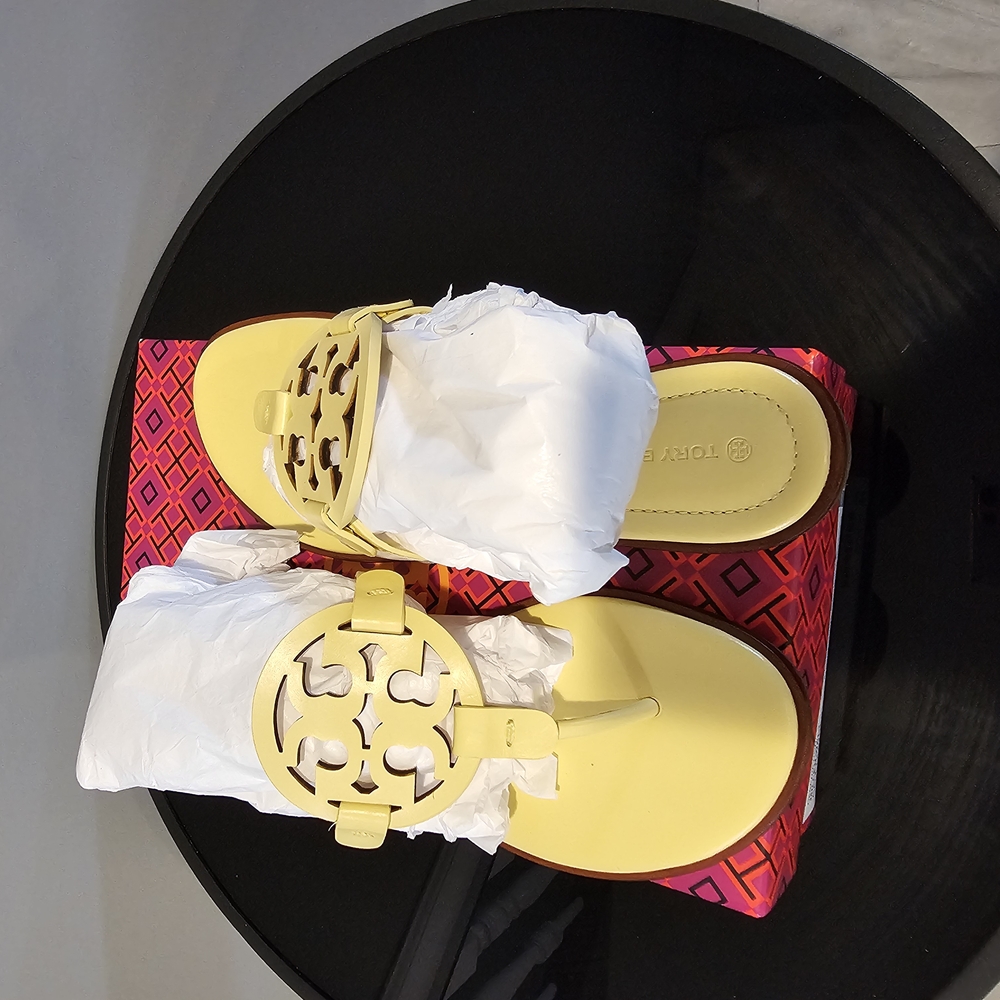 Tory Burch Yellow Sandals